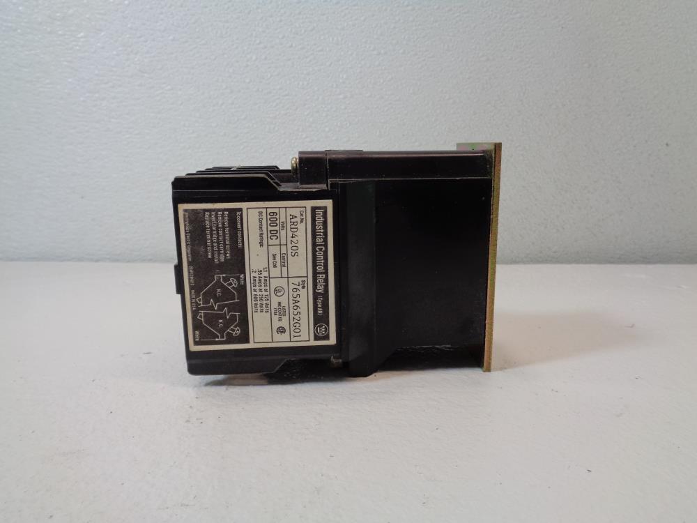 Westinghouse 4-Pole 120V Relay, Cat# ARD420S, Style# 765A652G01